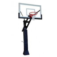 Boomering 'The Boomer' 72" Glass In Ground Basketball System
